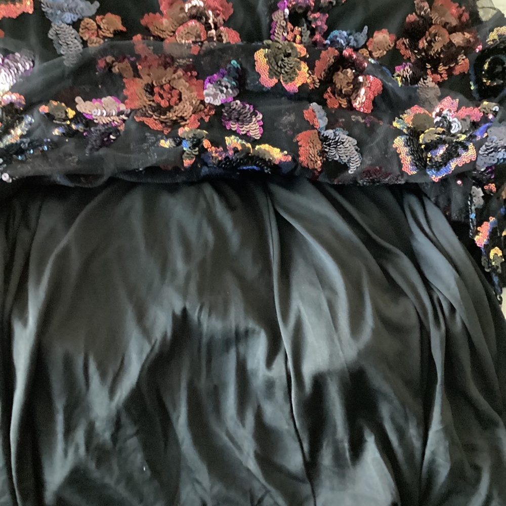 Eliza J Sequin Satin Bow Mermaid Gown 18 (similar to 14W) - Picture 15 of 16